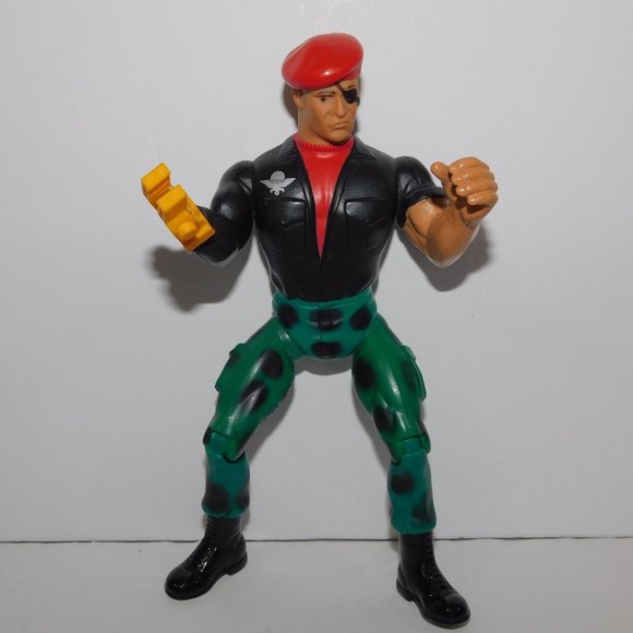 Vintage 1985 GRIPPER 6.5" Action Figure Rambo Force of Freedom Red Beret Coleco - Picture 1 of 7